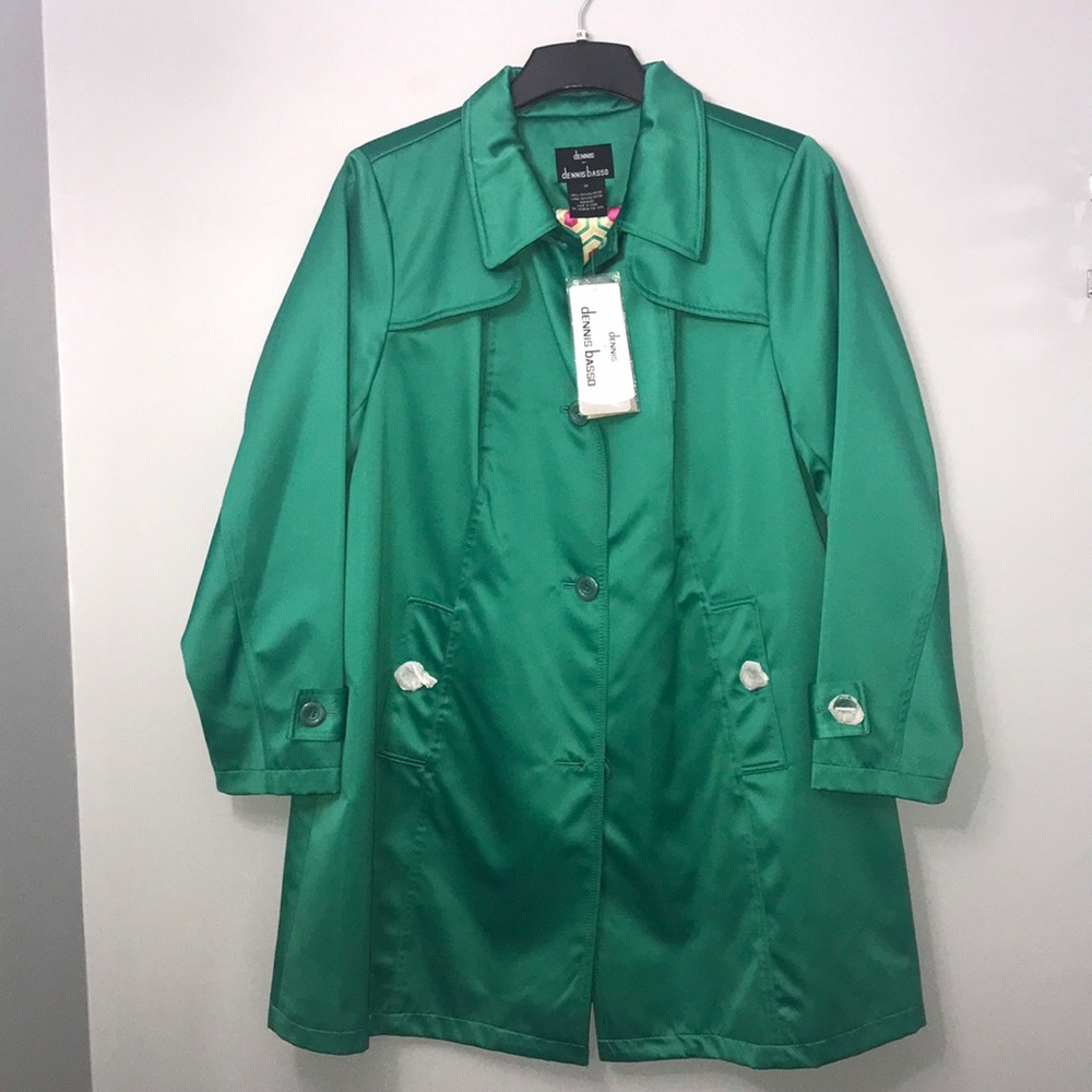 dennis by dennis basso green coat